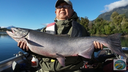 Fotos da pesca esportiva em Chaiten no Chile